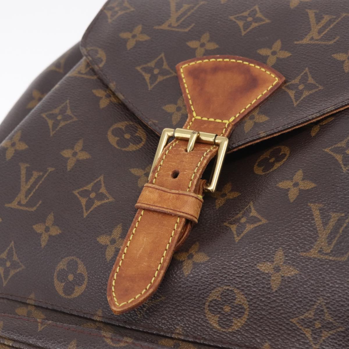 LOUIS VUITTON Monogram Montsouris GM Backpack M51135 LV Auth ka7004