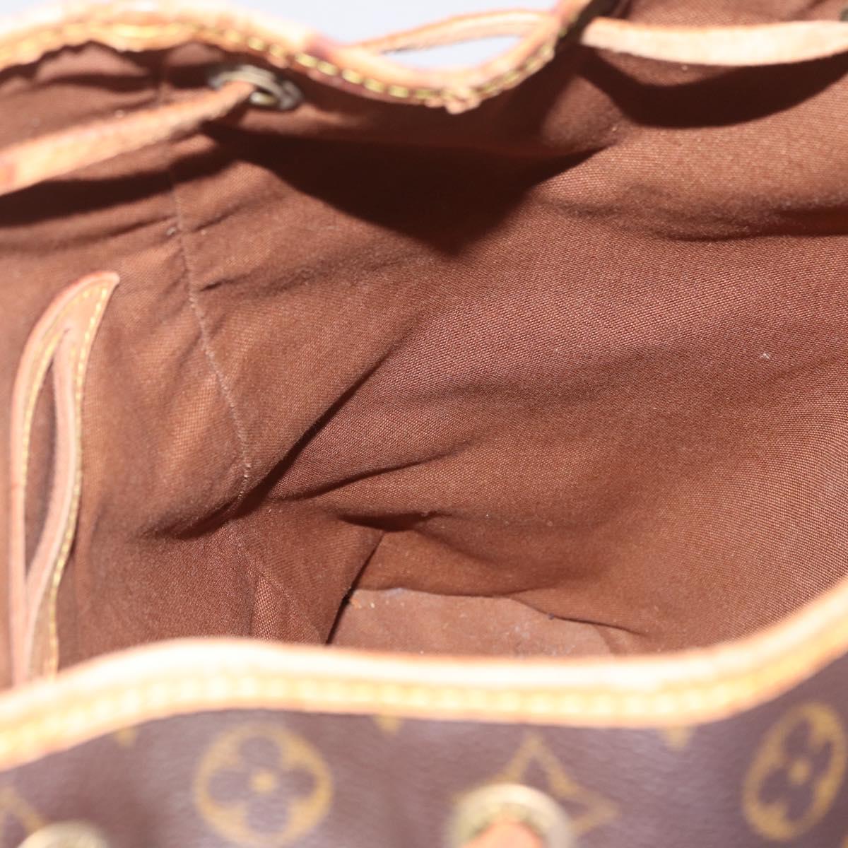 LOUIS VUITTON Monogram Montsouris GM Backpack M51135 LV Auth ka7004