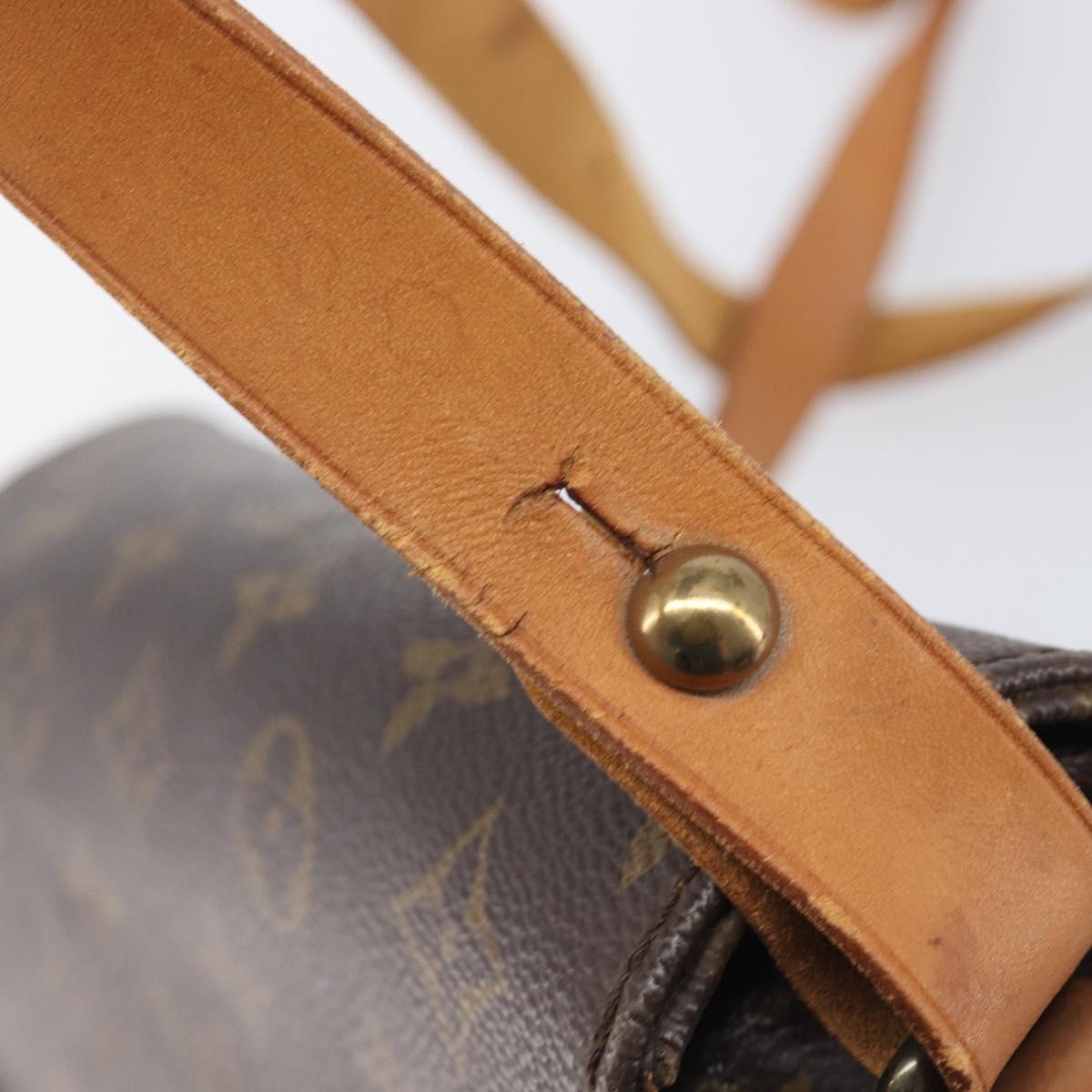 LOUIS VUITTON Monogram Cartouchiere MM Shoulder Bag M51253 LV Auth ka7007