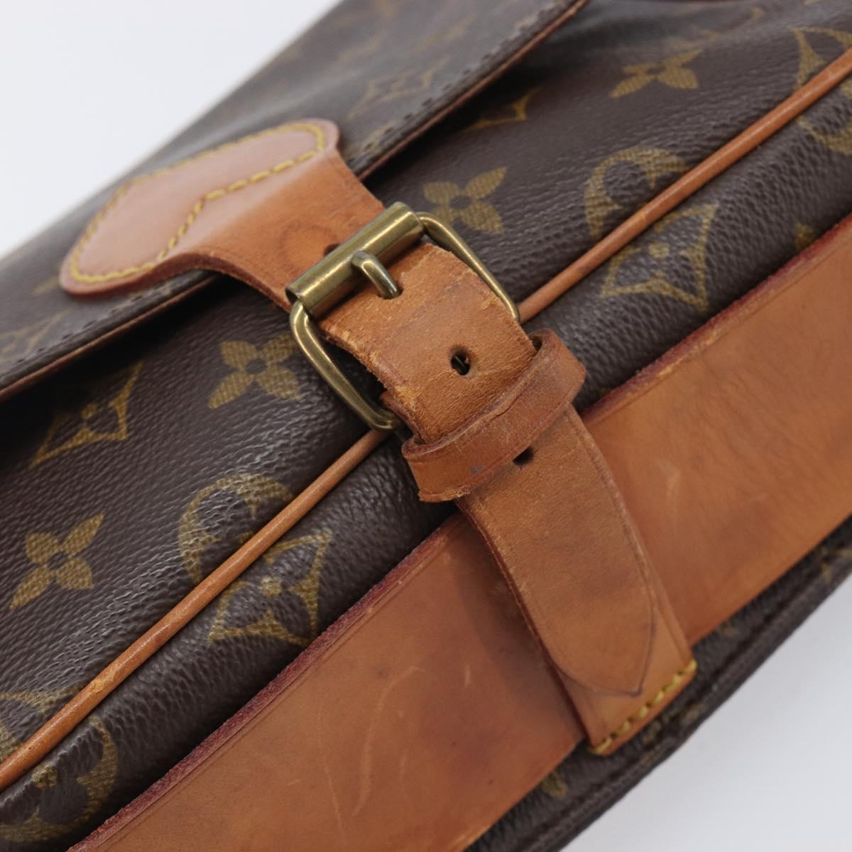 LOUIS VUITTON Monogram Cartouchiere MM Shoulder Bag M51253 LV Auth ka7007