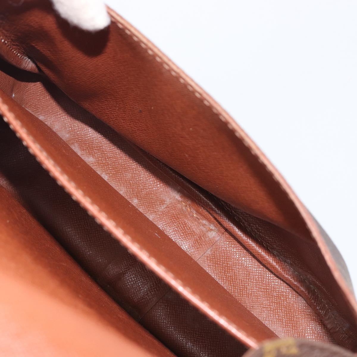 LOUIS VUITTON Monogram Cartouchiere MM Shoulder Bag M51253 LV Auth ka7007