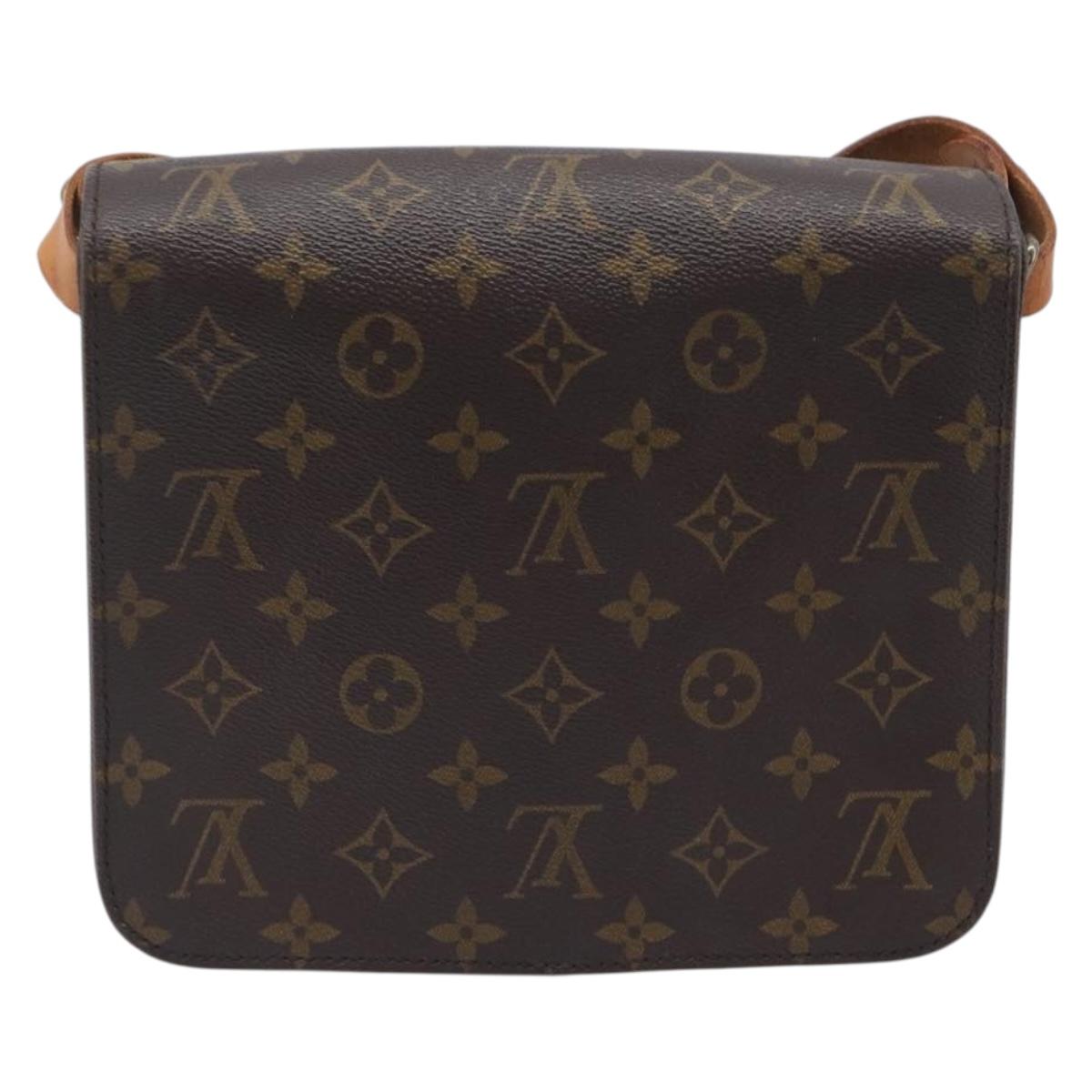 LOUIS VUITTON Monogram Cartouchiere MM Shoulder Bag M51253 LV Auth ka7007
