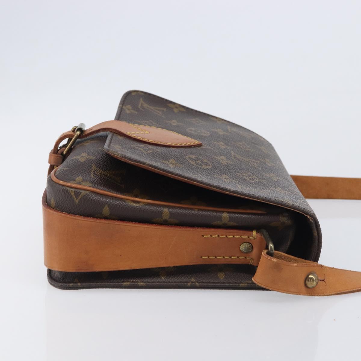LOUIS VUITTON Monogram Cartouchiere MM Shoulder Bag M51253 LV Auth ka7007
