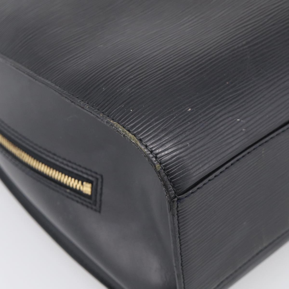 LOUIS VUITTON Epi Sorbonne Business Bag Black M54512 LV Auth ka7009