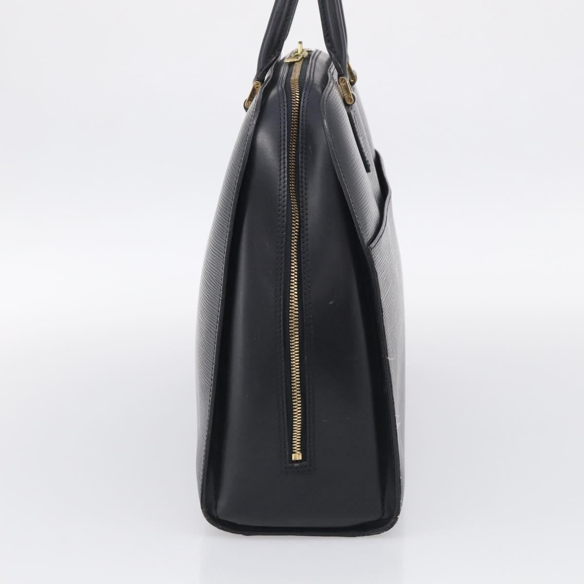 LOUIS VUITTON Epi Sorbonne Business Bag Black M54512 LV Auth ka7009