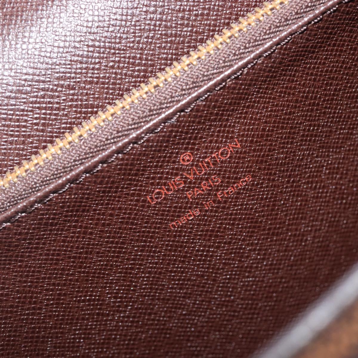 LOUIS VUITTON Damier Ebene Malesherbes Hand Bag N51379 LV Auth ka7018A