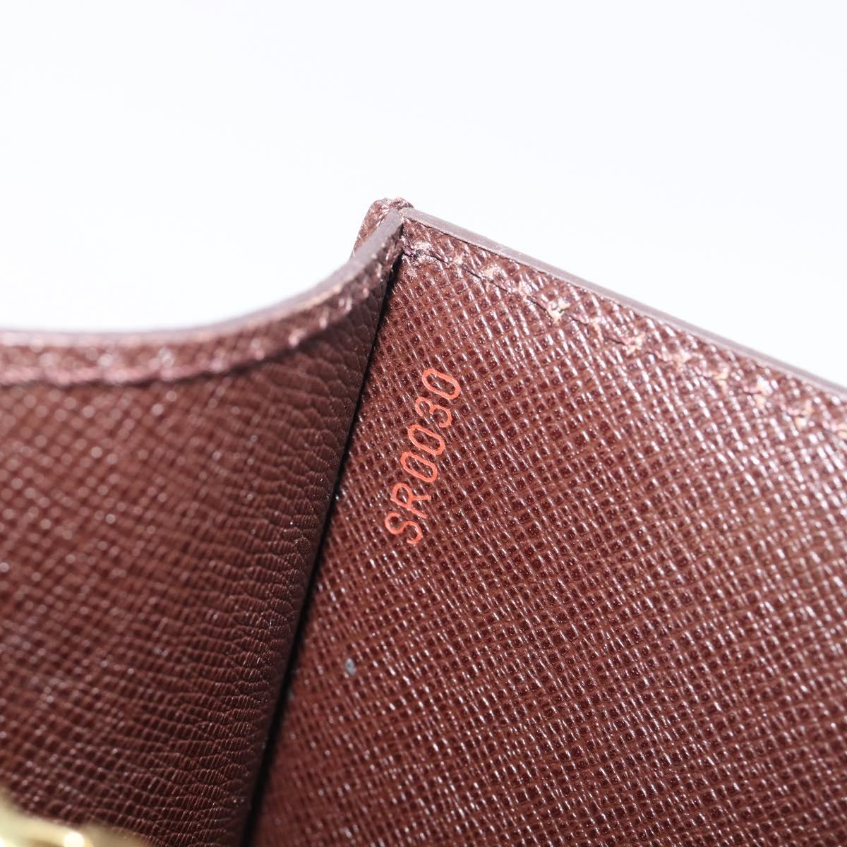LOUIS VUITTON Damier Ebene Malesherbes Hand Bag N51379 LV Auth ka7018A