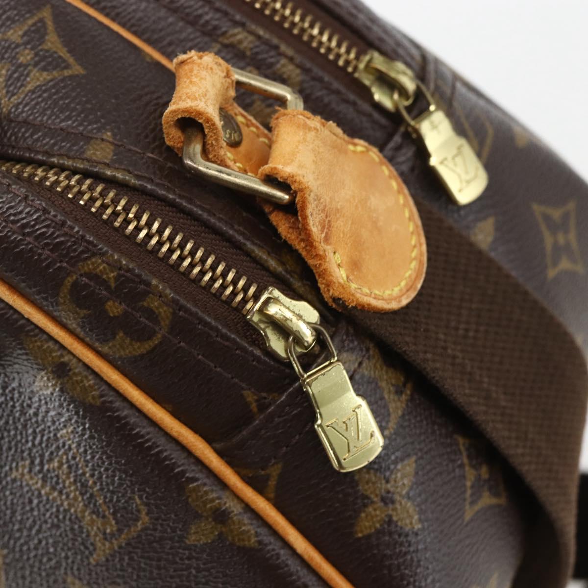 LOUIS VUITTON Monogram Reporter PM Shoulder Bag M45254 LV Auth ka702