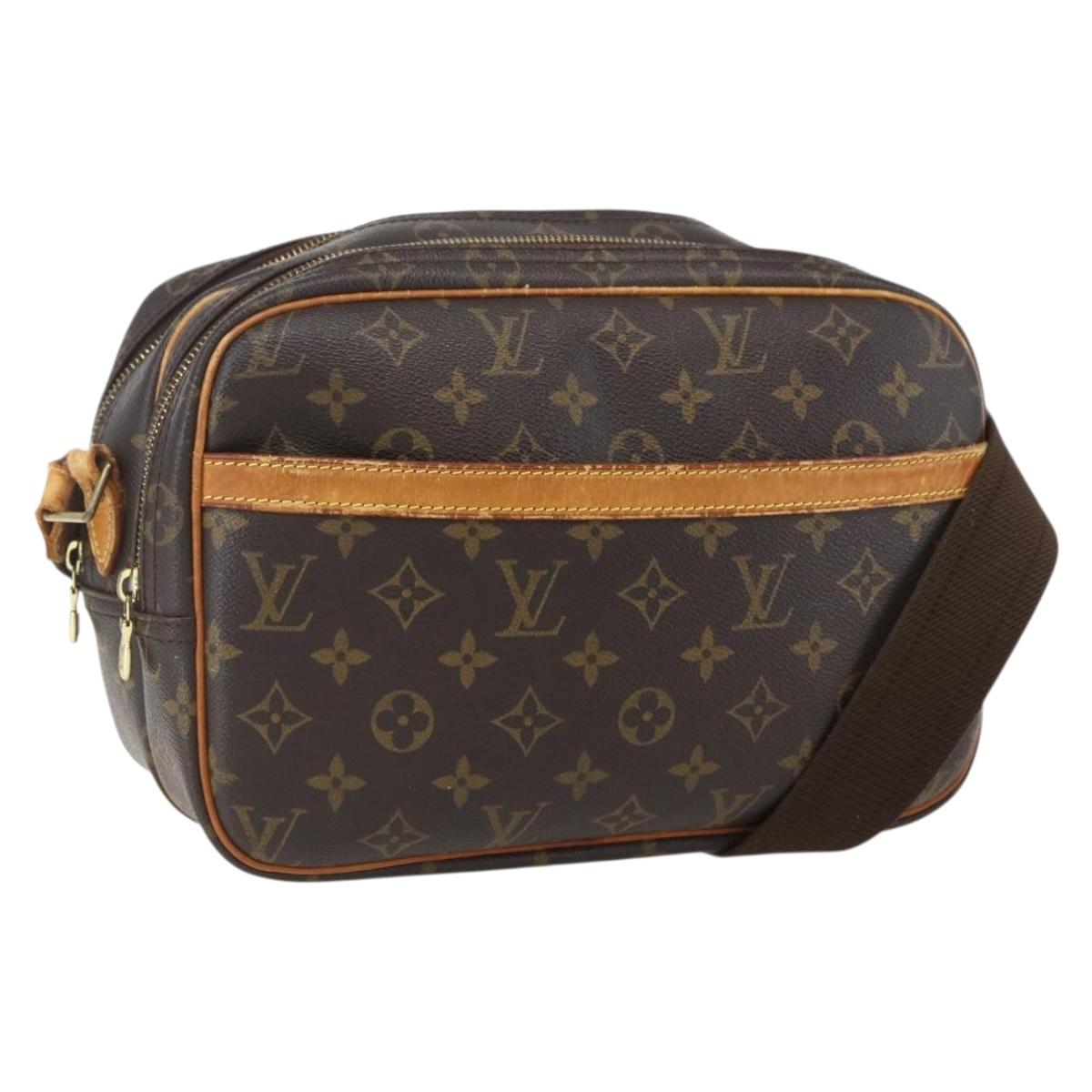 LOUIS VUITTON Monogram Reporter PM Shoulder Bag M45254 LV Auth ka702