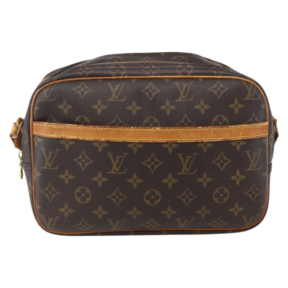 LOUIS VUITTON Monogram Reporter PM Shoulder Bag M45254 LV Auth ka702