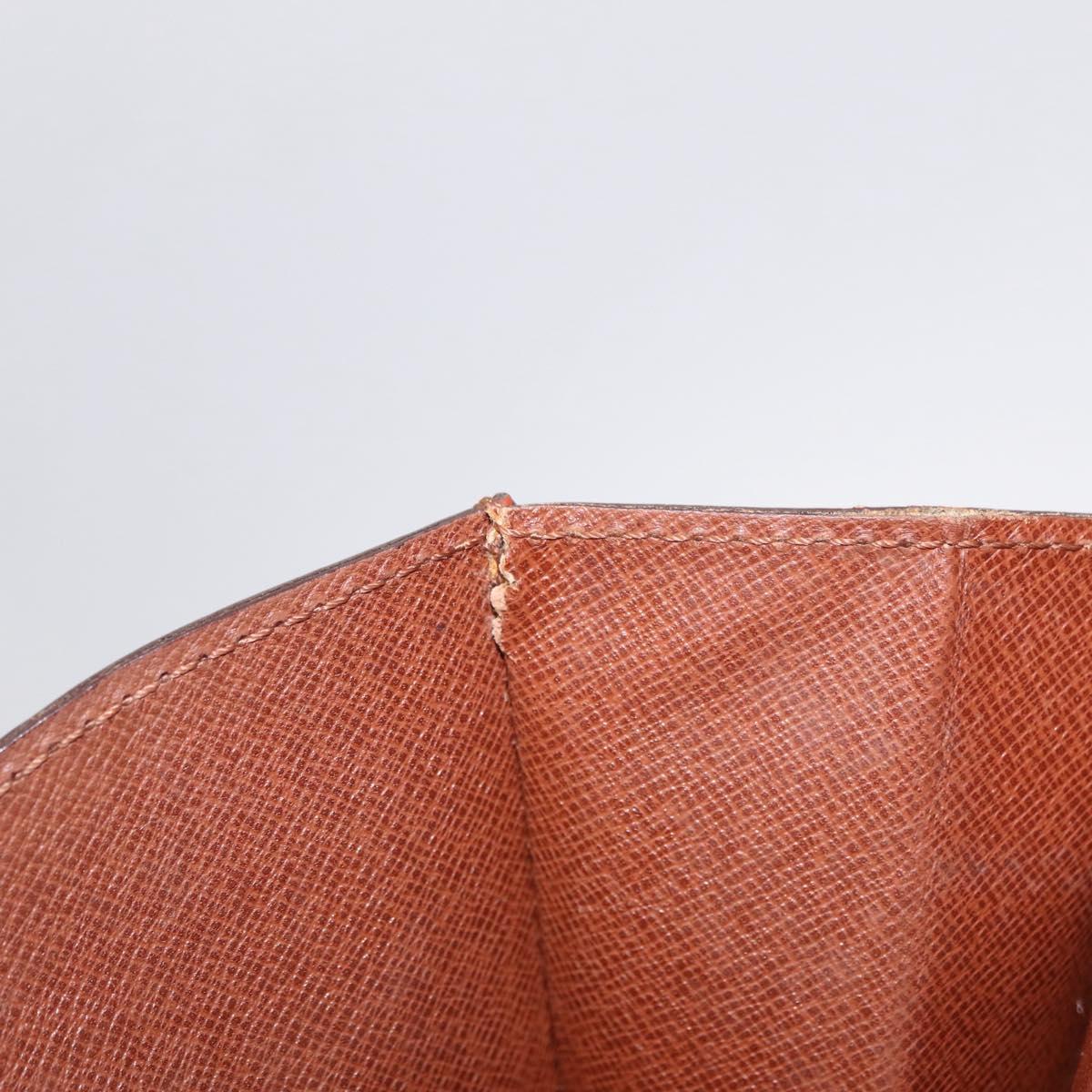 LOUIS VUITTON Epi Biface Hand Bag Brown M52323 LV Auth ka7020