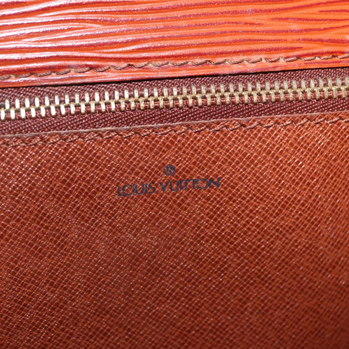 LOUIS VUITTON Epi Biface Hand Bag Brown M52323 LV Auth ka7020
