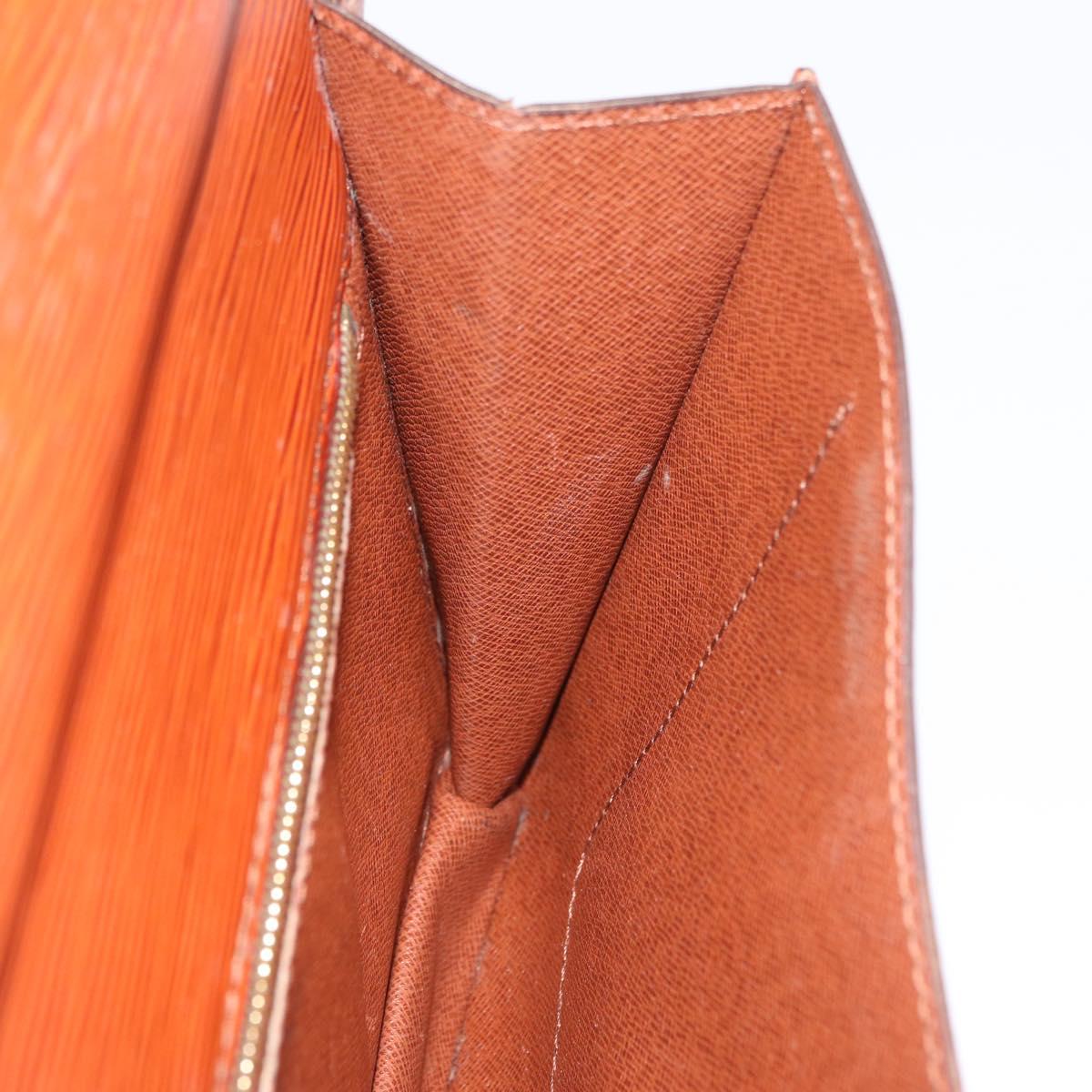 LOUIS VUITTON Epi Biface Hand Bag Brown M52323 LV Auth ka7020
