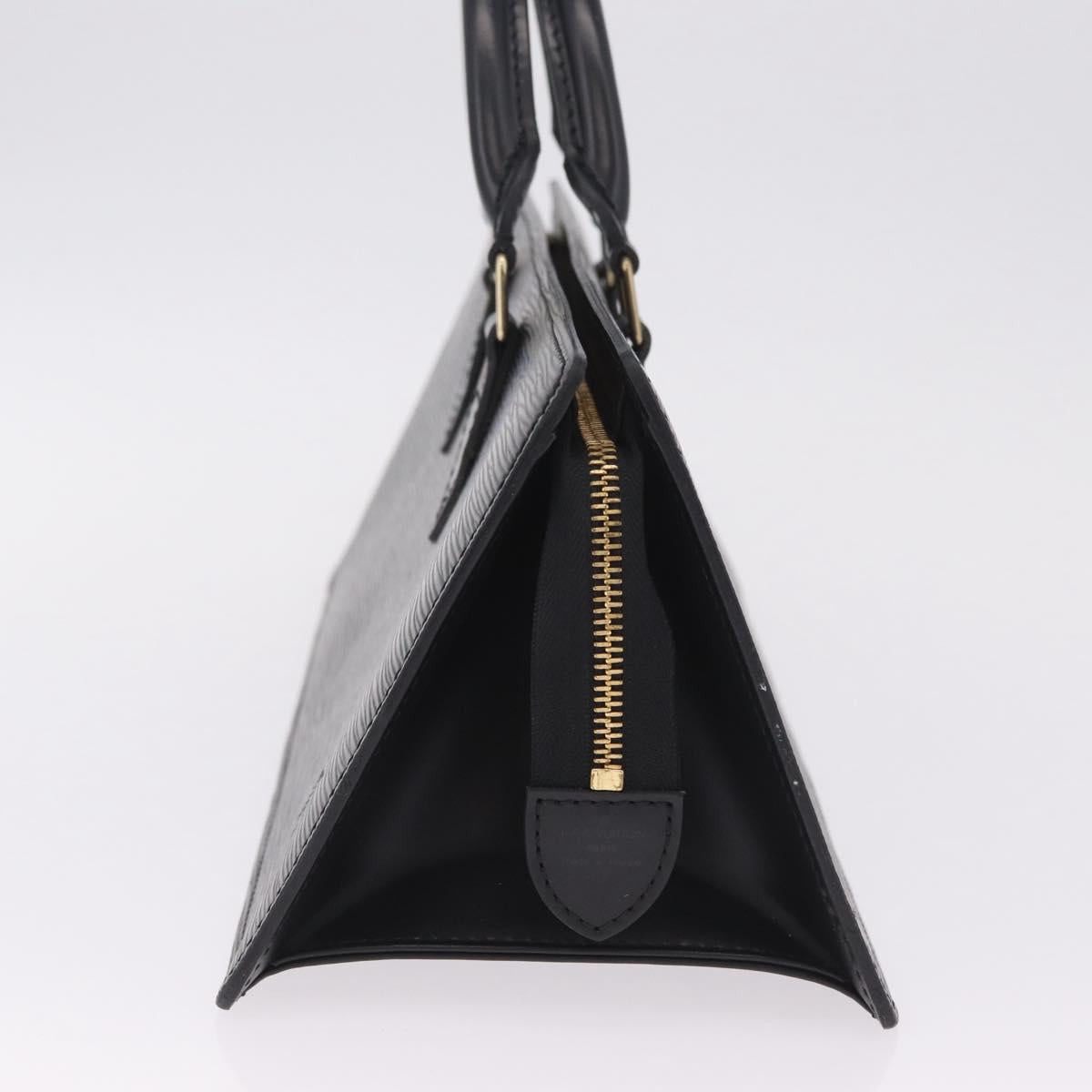 LOUIS VUITTON Epi Sac Tri Angle Hand Bag Black M52092 LV Auth ka7036