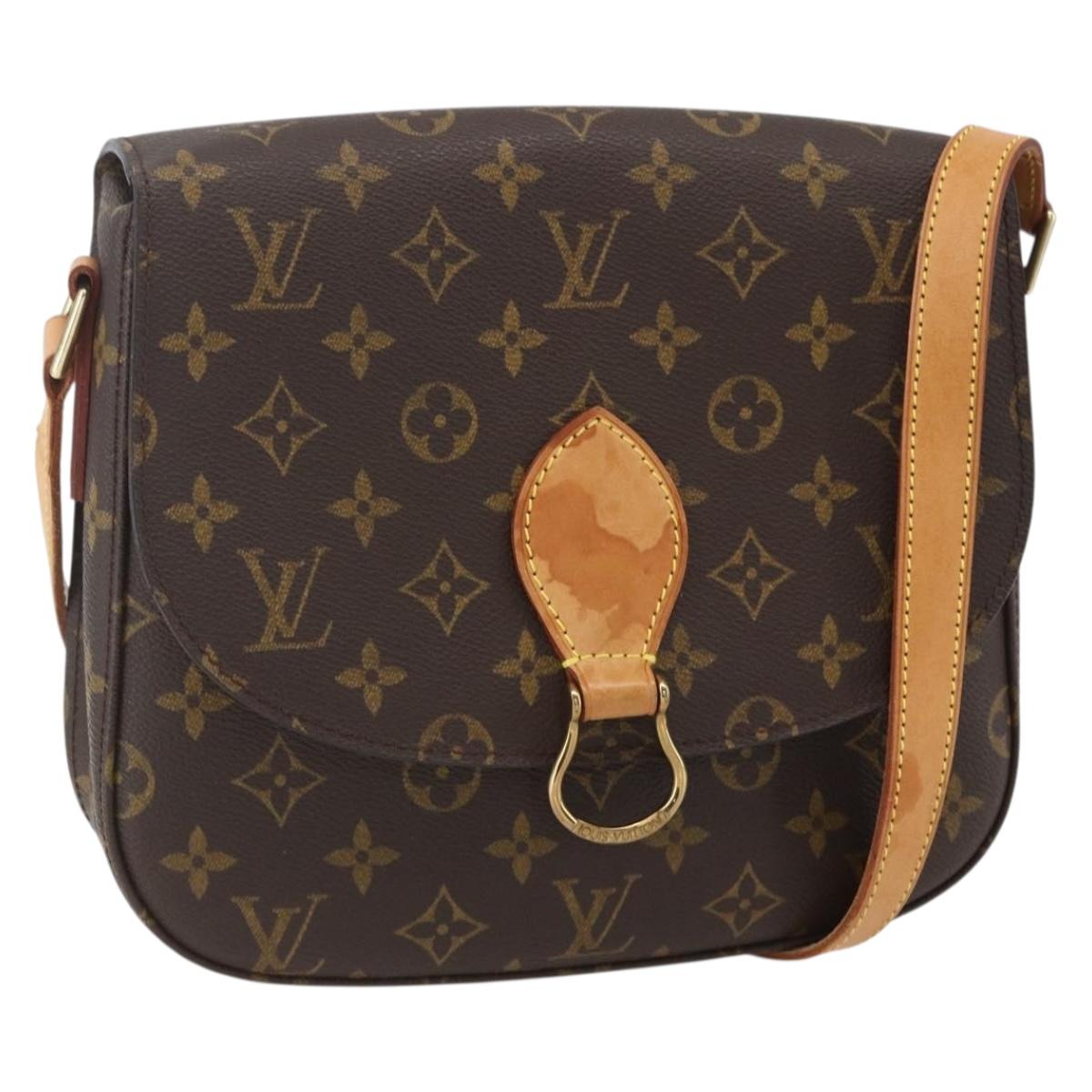 LOUIS VUITTON Monogram Saint Cloud GM Shoulder Bag M51242 LV Auth ka704