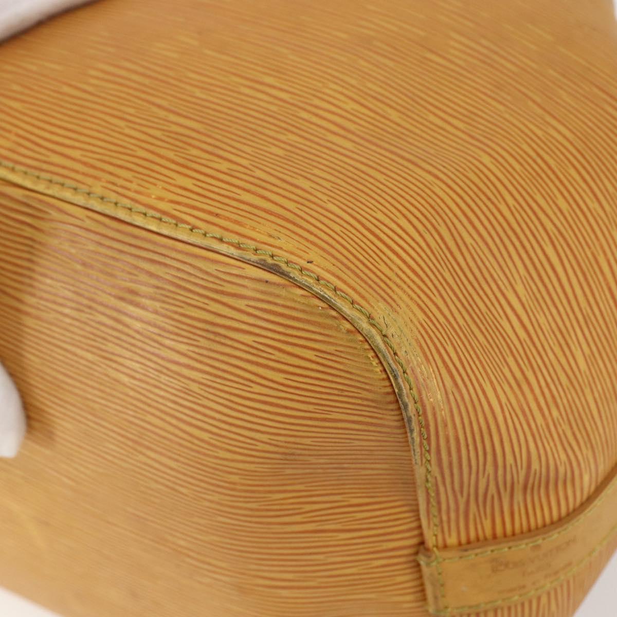 LOUIS VUITTON Epi Petit Noe Shoulder Bag Yellow M44109 LV Auth ka711