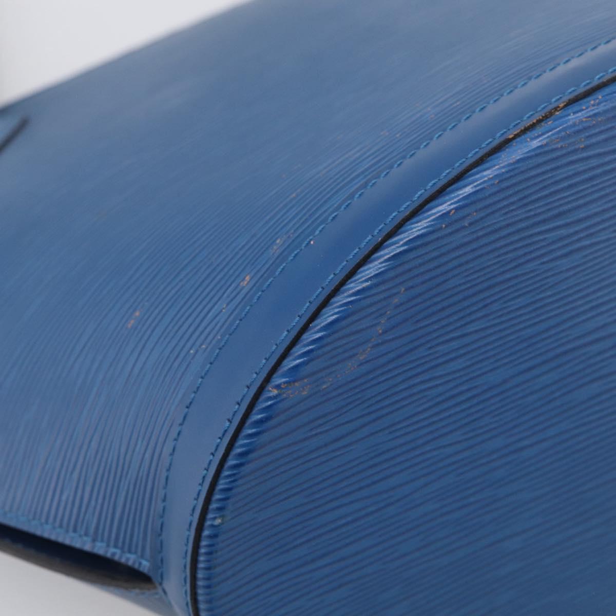 LOUIS VUITTON Epi Saint Jacques Shopping Shoulder Bag Blue M52275 LV Auth ka7138