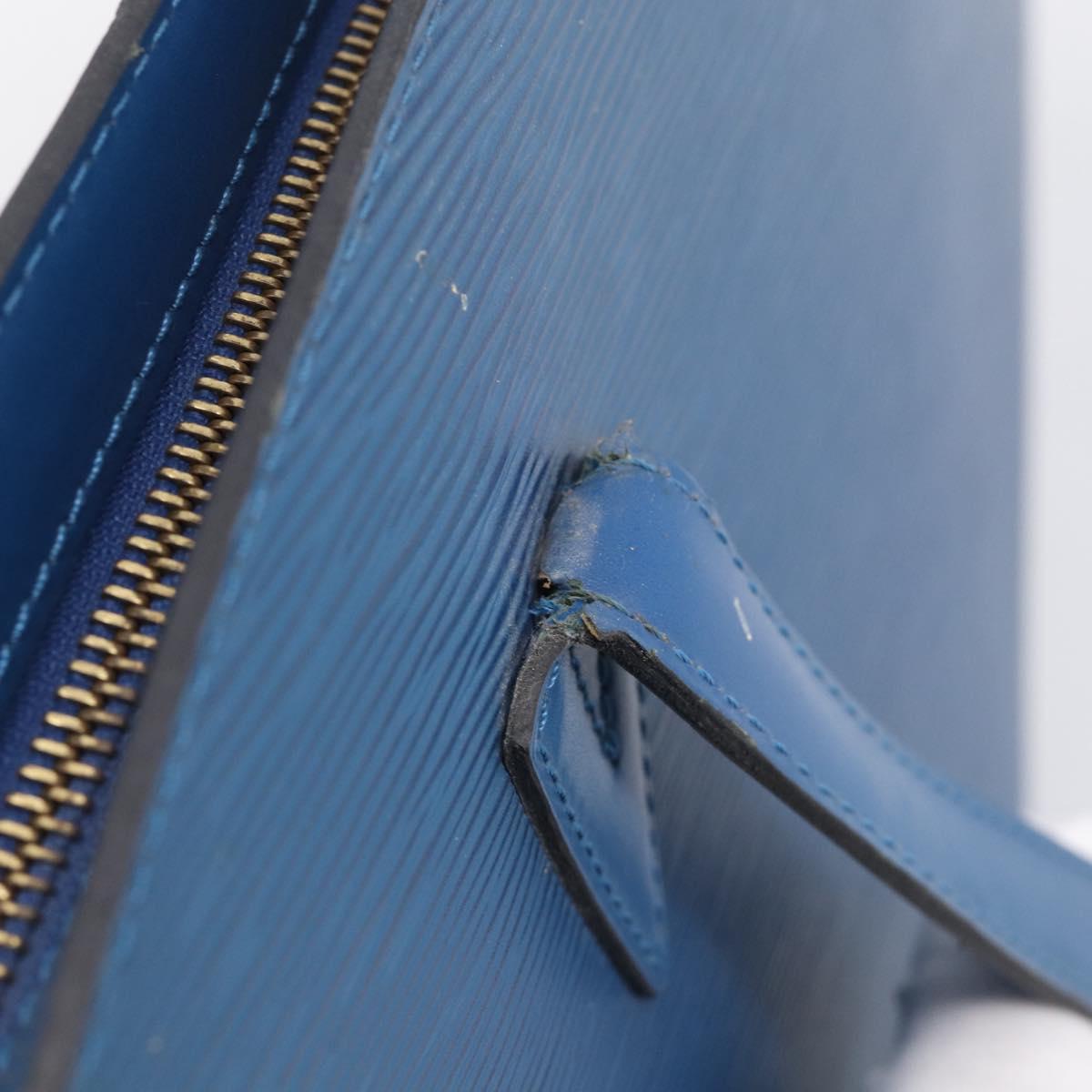 LOUIS VUITTON Epi Saint Jacques Shopping Shoulder Bag Blue M52275 LV Auth ka7138
