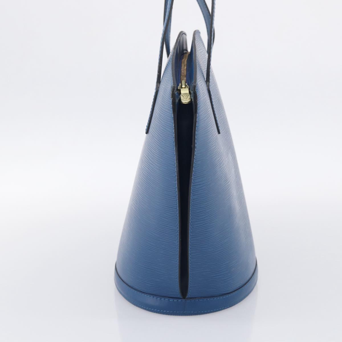 LOUIS VUITTON Epi Saint Jacques Shopping Shoulder Bag Blue M52275 LV Auth ka7138