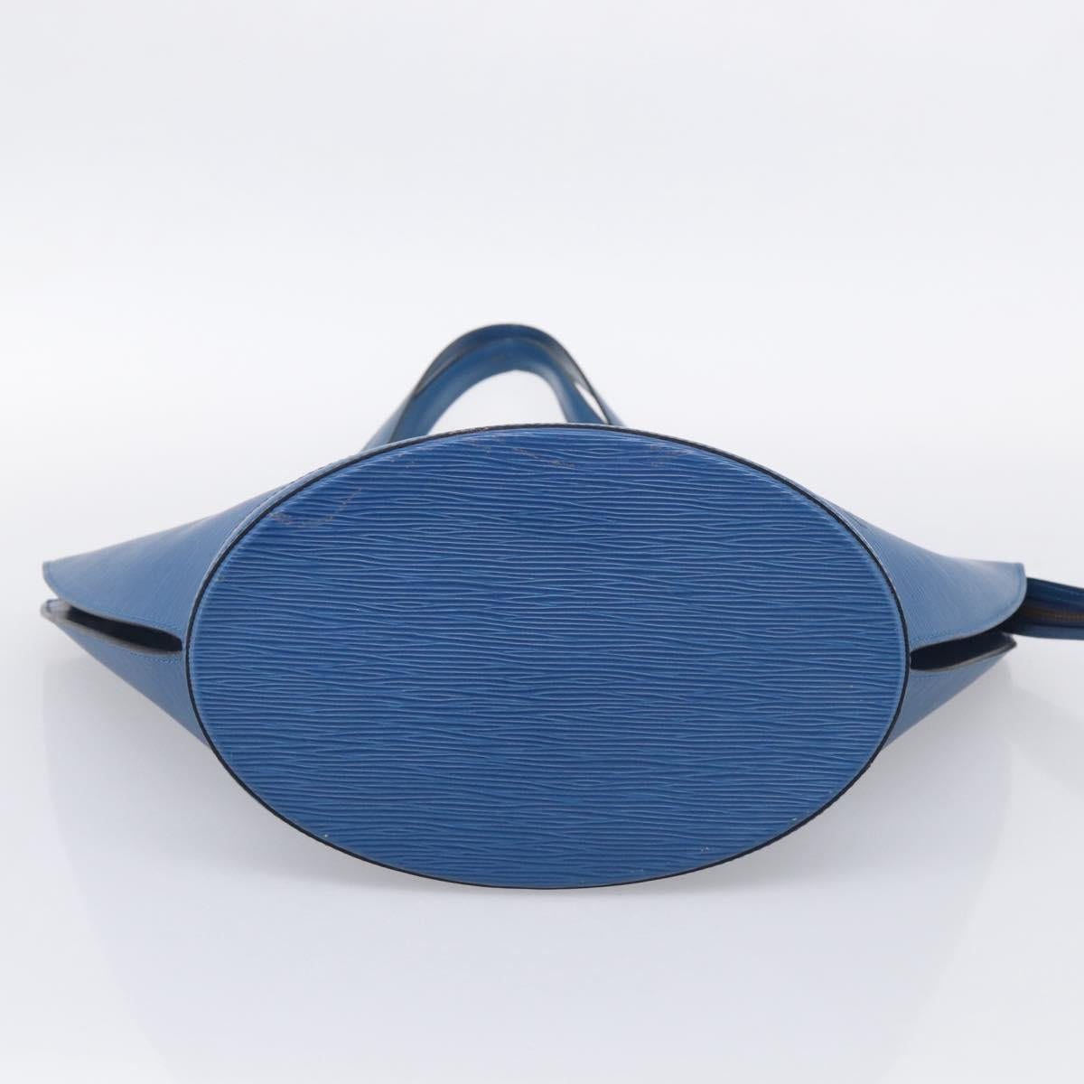 LOUIS VUITTON Epi Saint Jacques Shopping Shoulder Bag Blue M52275 LV Auth ka7138