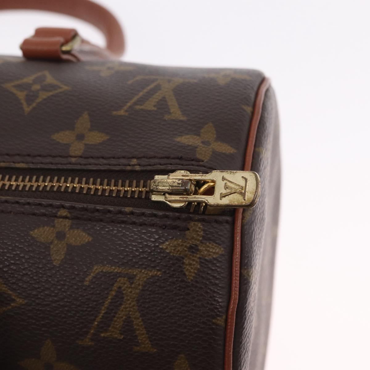 LOUIS VUITTON Monogram Papillon 30 Hand Bag M51365 LV Auth ka7139V
