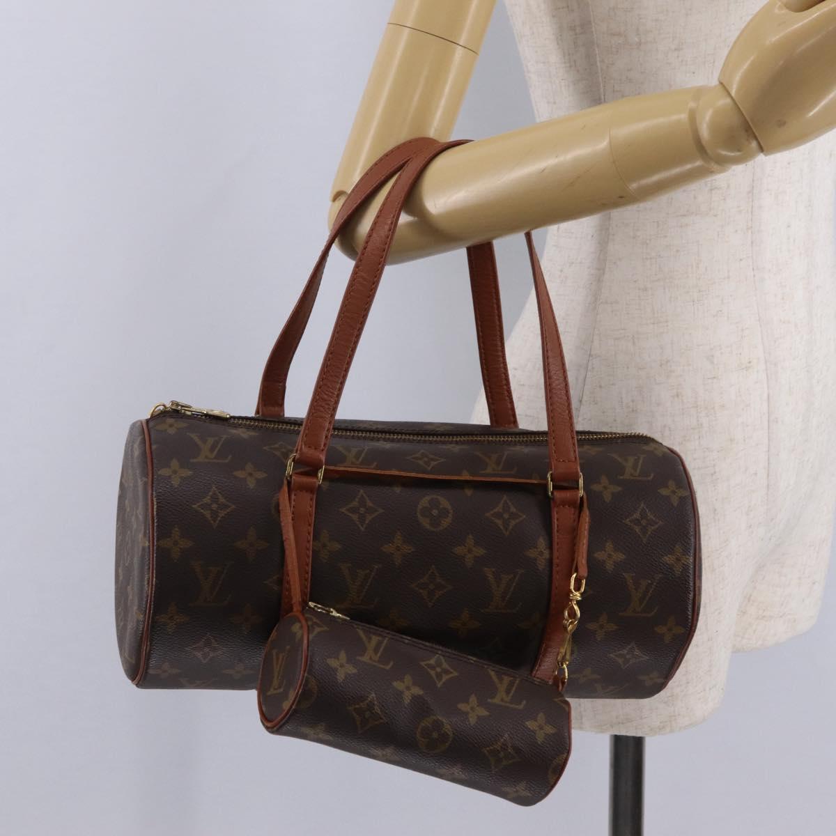 LOUIS VUITTON Monogram Papillon 30 Hand Bag M51365 LV Auth ka7139V