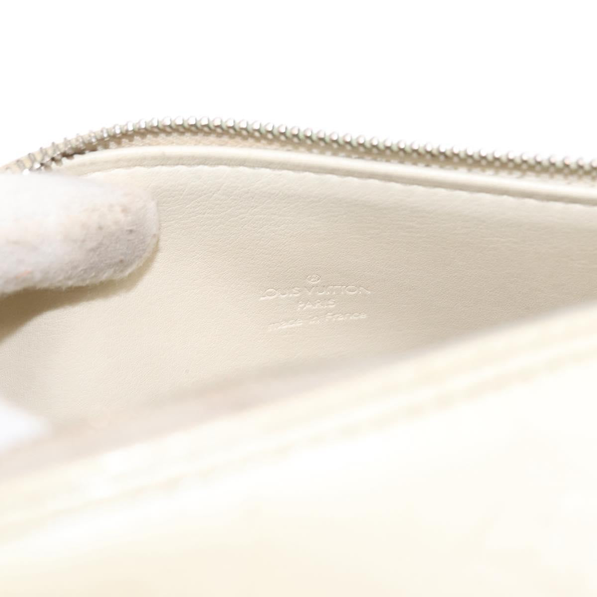 LOUIS VUITTON Monogram Vernis Bedford Hand Bag Perle M91006 LV Auth ka714