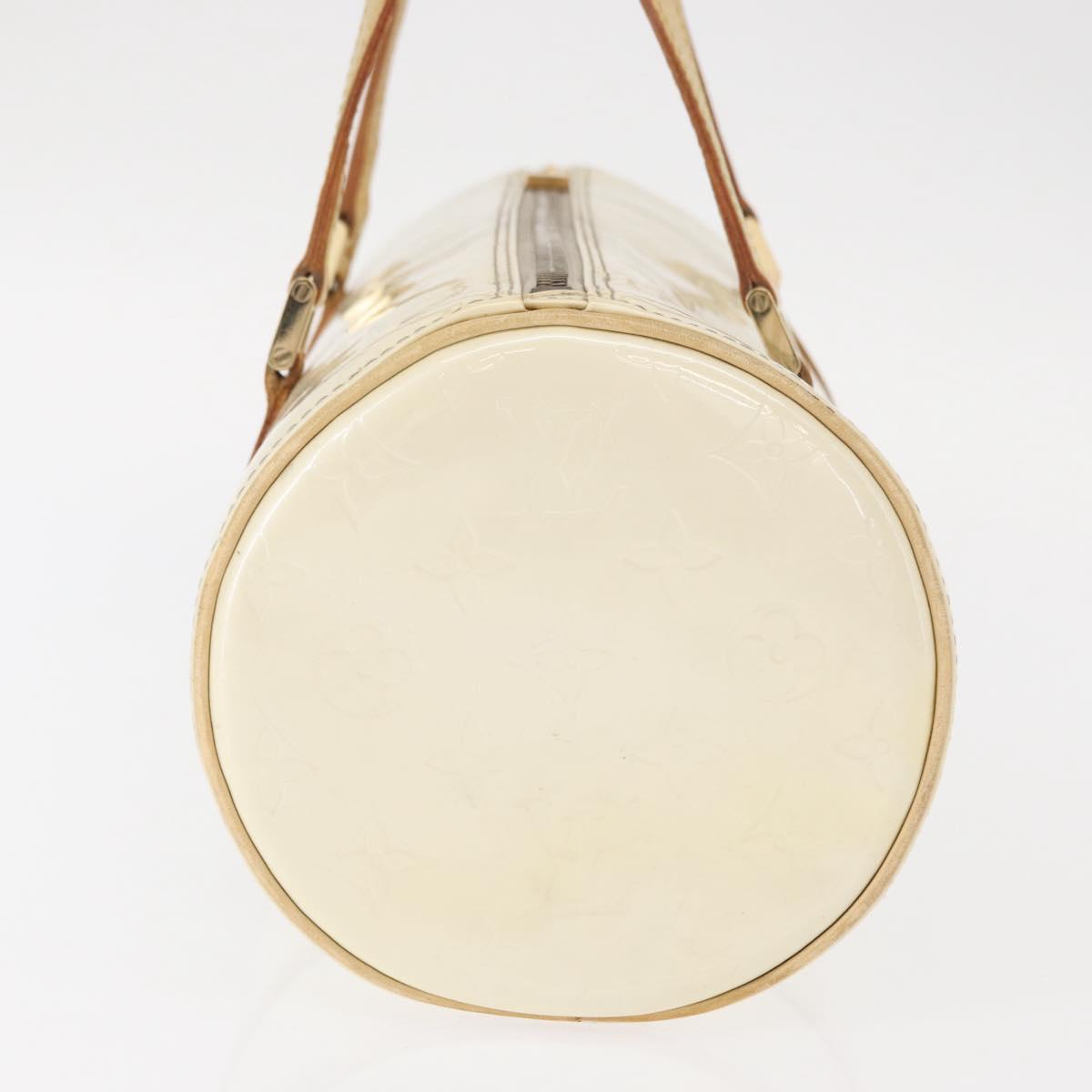 LOUIS VUITTON Monogram Vernis Bedford Hand Bag Perle M91006 LV Auth ka714