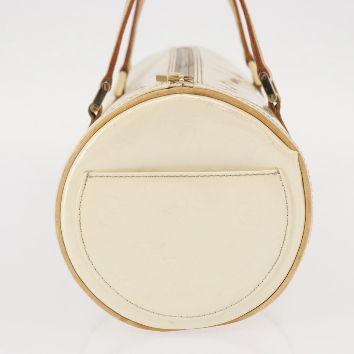 LOUIS VUITTON Monogram Vernis Bedford Hand Bag Perle M91006 LV Auth ka714