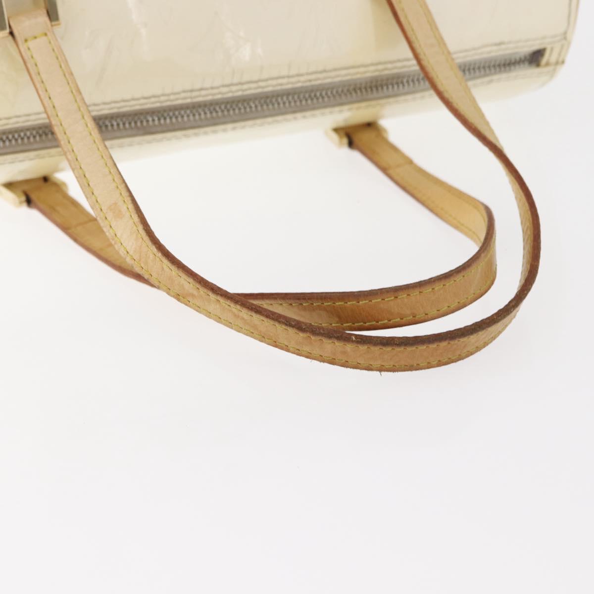 LOUIS VUITTON Monogram Vernis Bedford Hand Bag Perle M91006 LV Auth ka714