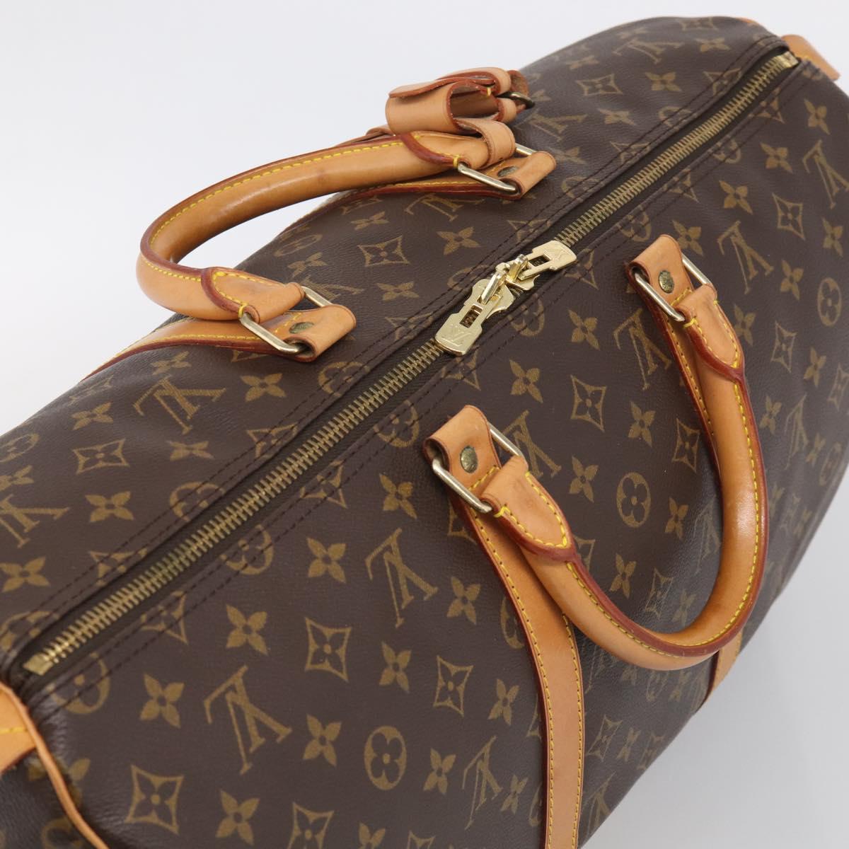 LOUIS VUITTON Monogram Keepall 50 Boston Bag M41426 LV Auth ka7141A