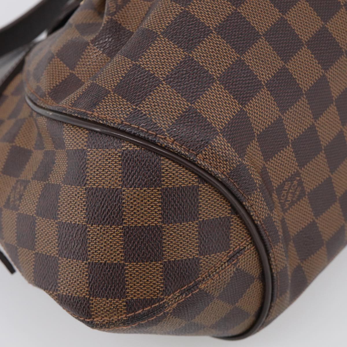 LOUIS VUITTON Damier Ebene Sistina MM Shoulder Bag N41541 LV Auth ka7149