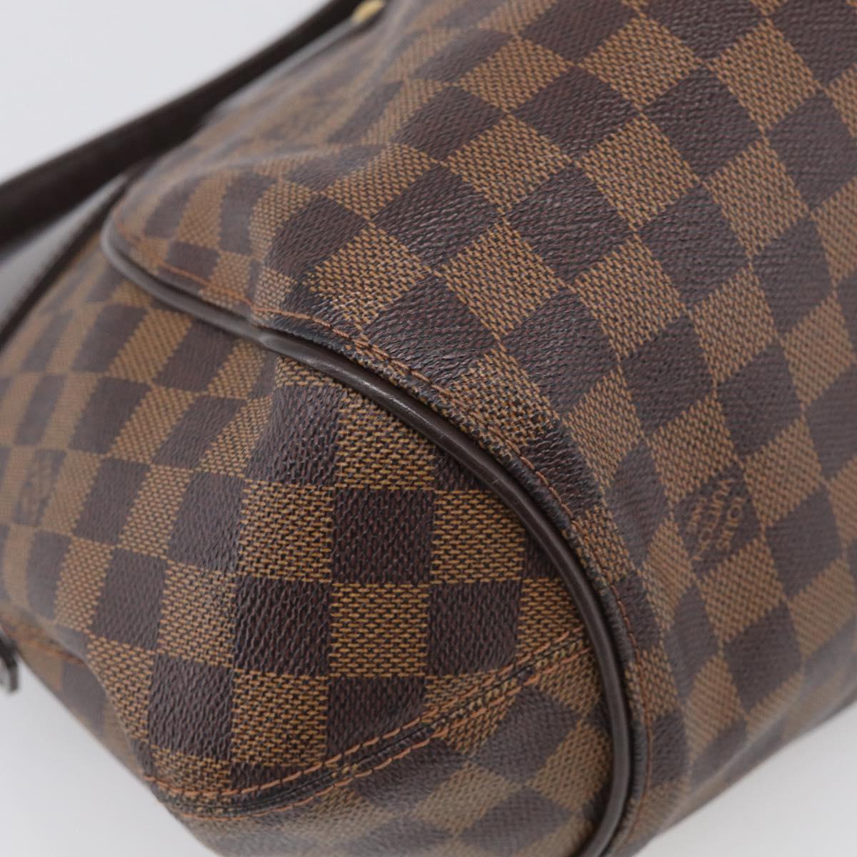 LOUIS VUITTON Damier Ebene Sistina MM Shoulder Bag N41541 LV Auth ka7149