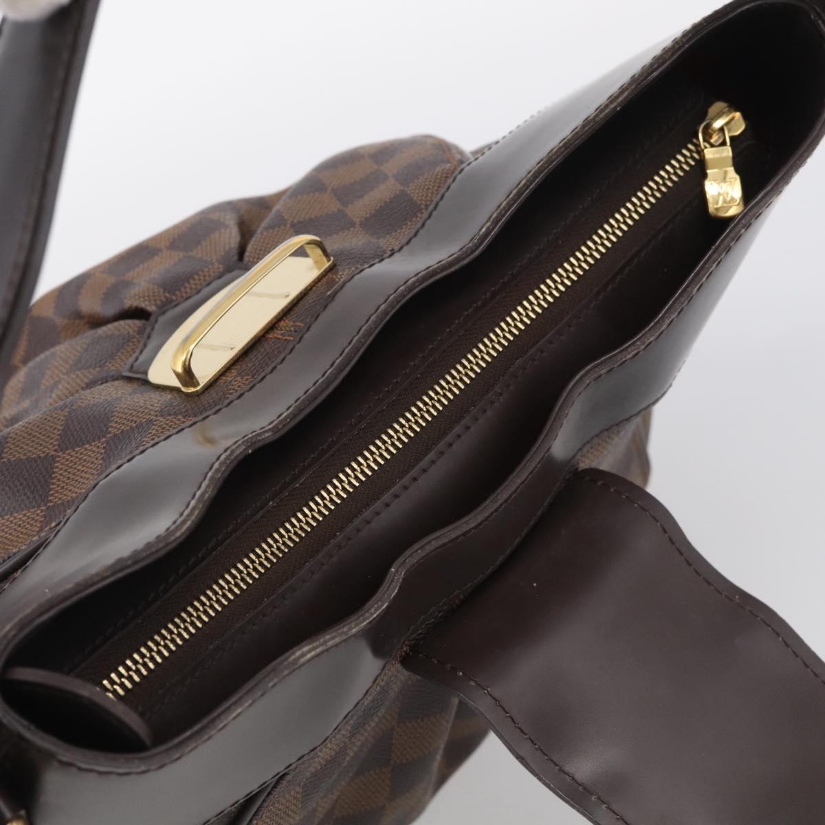 LOUIS VUITTON Damier Ebene Sistina MM Shoulder Bag N41541 LV Auth ka7149