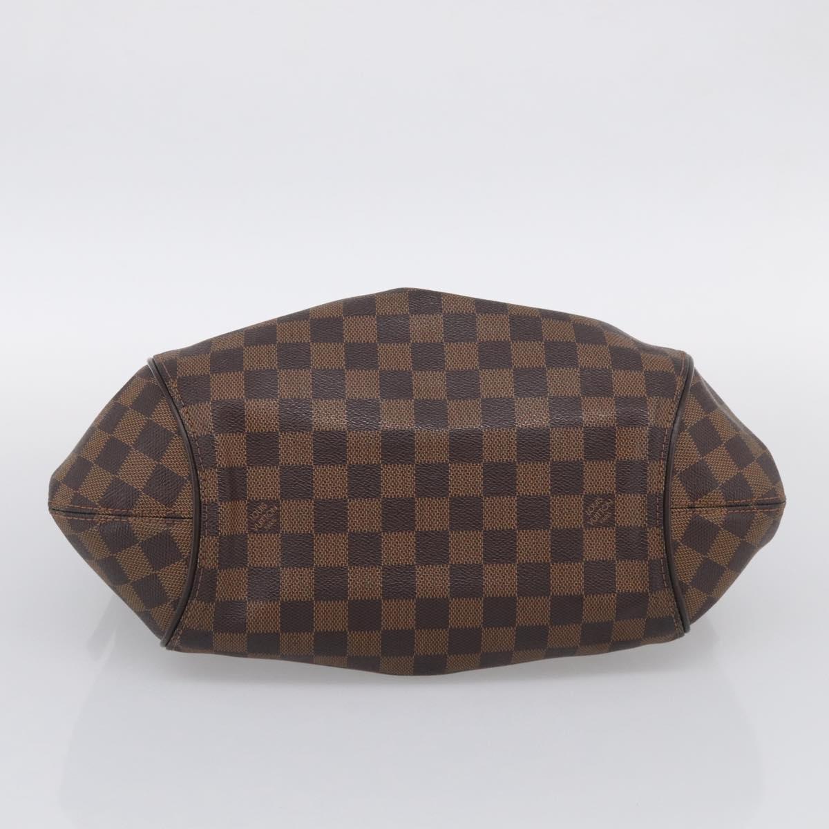 LOUIS VUITTON Damier Ebene Sistina MM Shoulder Bag N41541 LV Auth ka7149