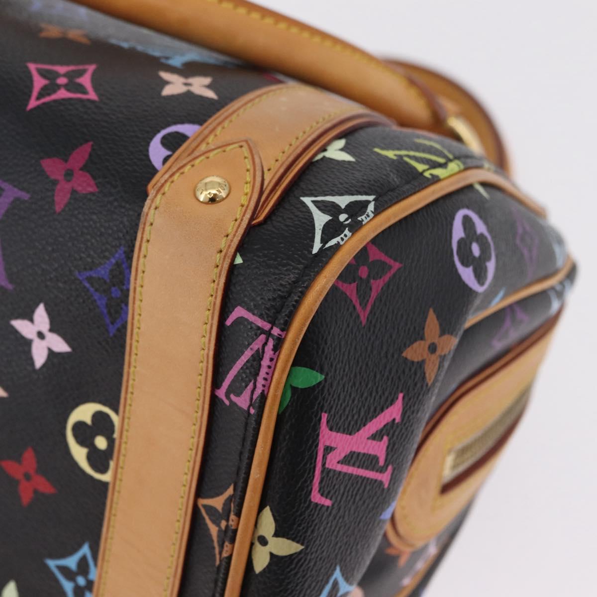 LOUIS VUITTON Monogram Multicolor Priscilla Bag Black M40097 LV Auth ka7154V