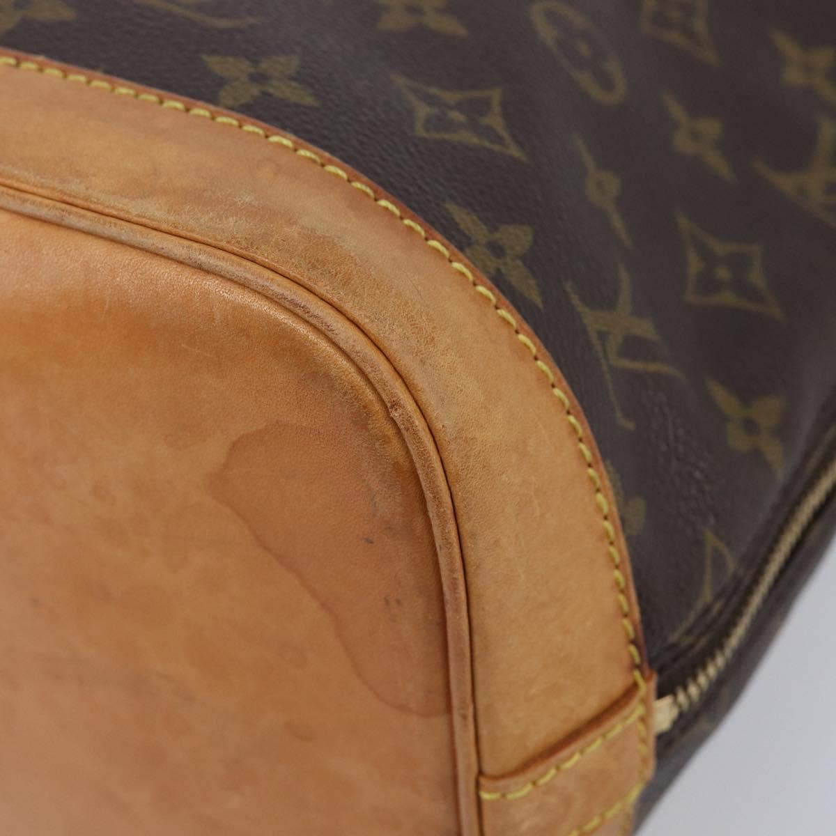 LOUIS VUITTON Monogram Alma Hand Bag M51130 LV Auth ka7155