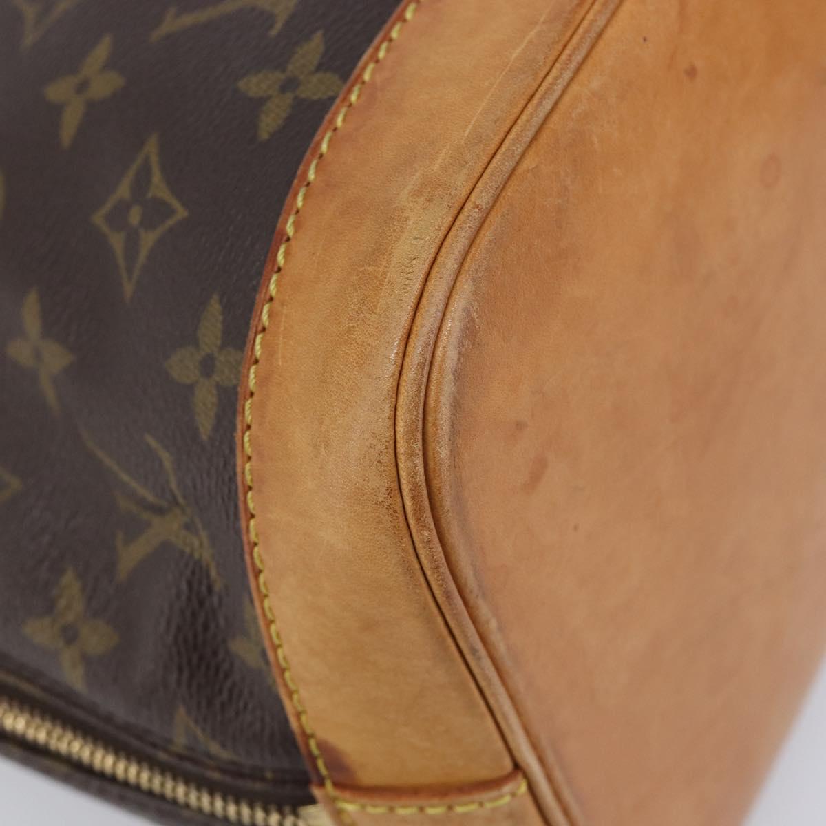 LOUIS VUITTON Monogram Alma Hand Bag M51130 LV Auth ka7155