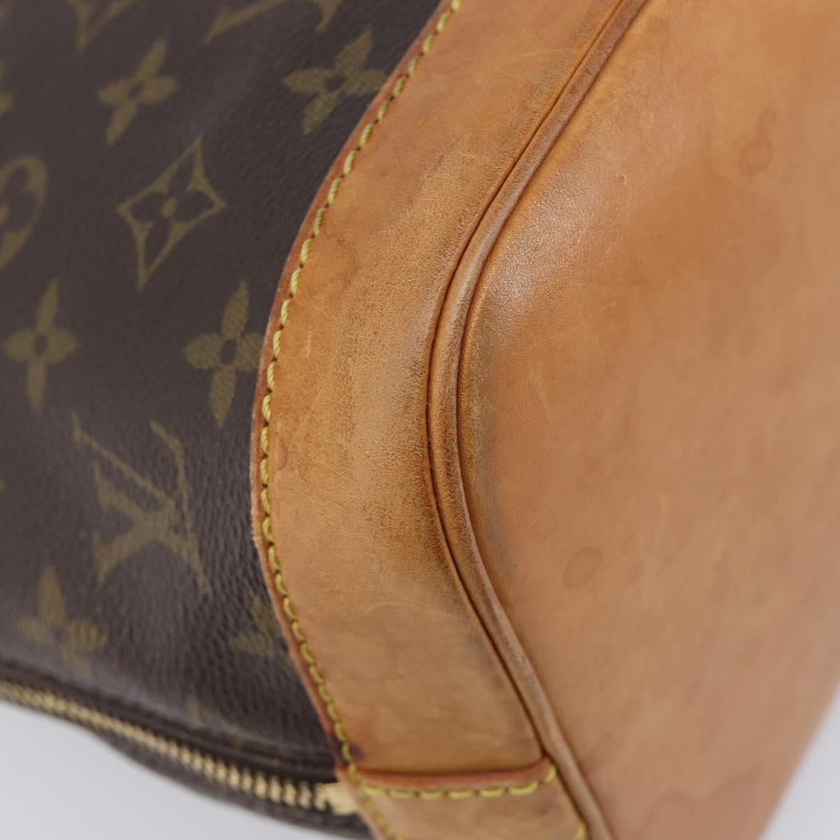 LOUIS VUITTON Monogram Alma Hand Bag M51130 LV Auth ka7155