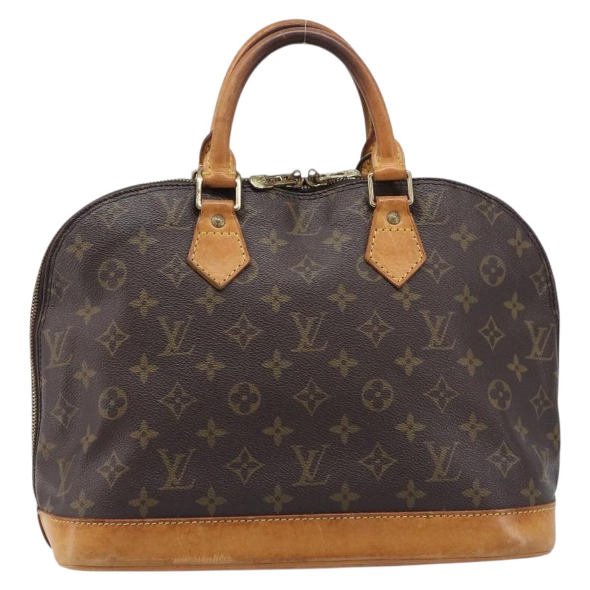 LOUIS VUITTON Monogram Alma Hand Bag M51130 LV Auth ka7155