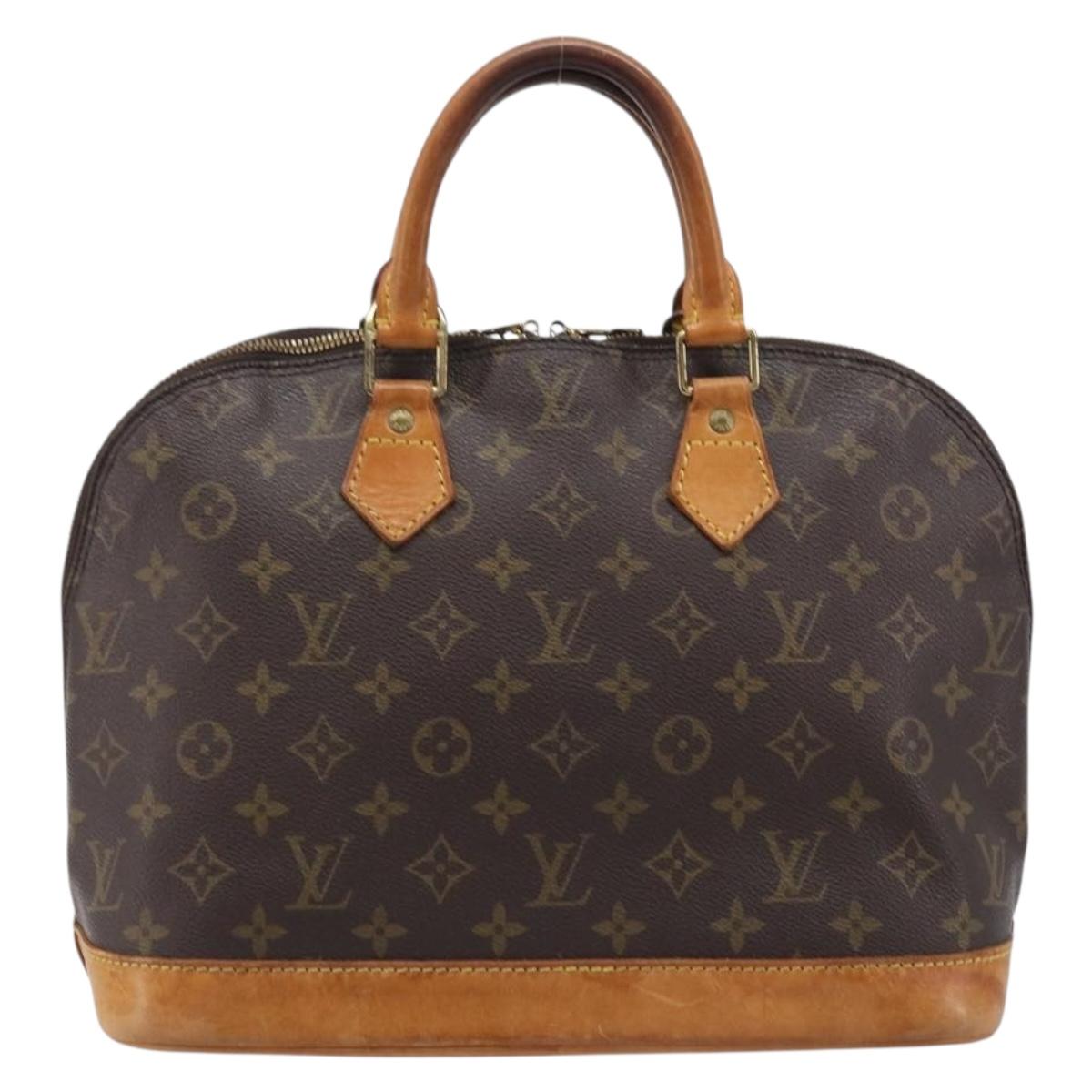 LOUIS VUITTON Monogram Alma Hand Bag M51130 LV Auth ka7155