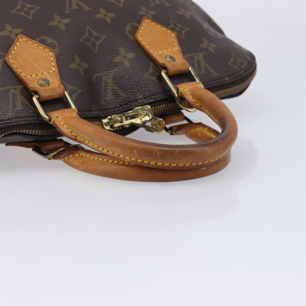 LOUIS VUITTON Monogram Alma Hand Bag M51130 LV Auth ka7155