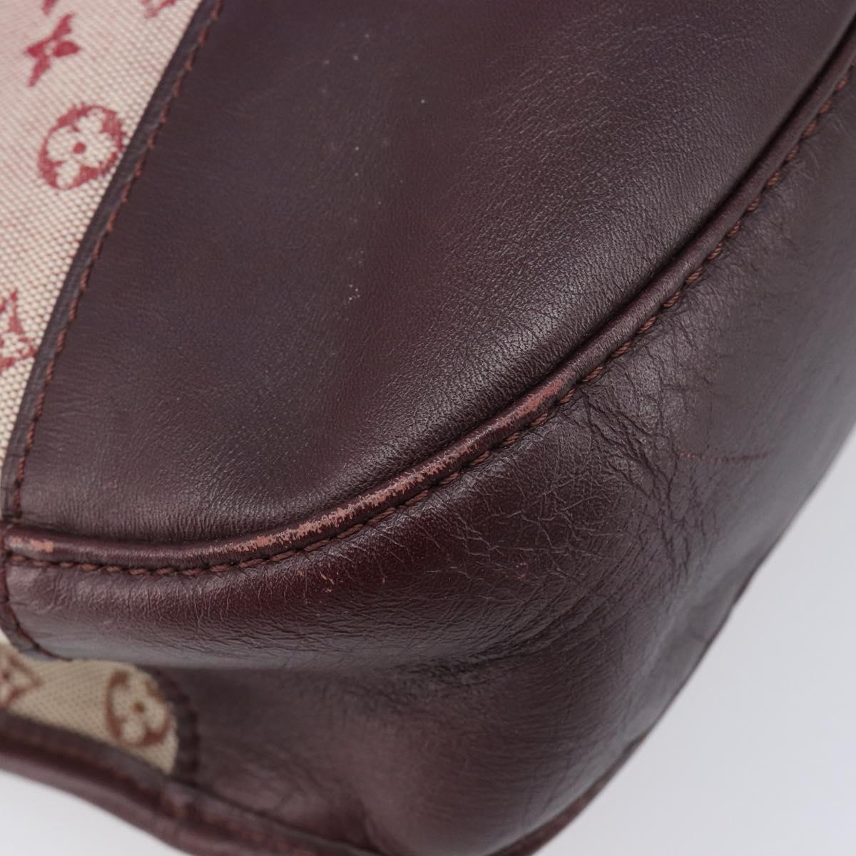 LOUIS VUITTON Monogram Mini Belanger Shoulder Bag Red M92171 LV Auth ka7173