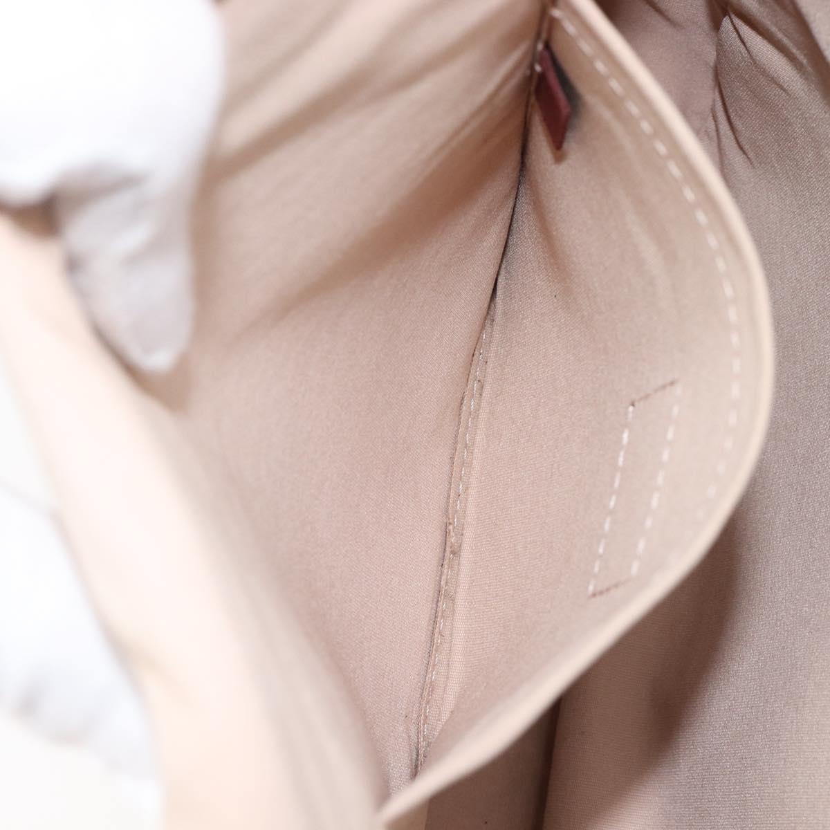LOUIS VUITTON Monogram Mini Belanger Shoulder Bag Red M92171 LV Auth ka7173