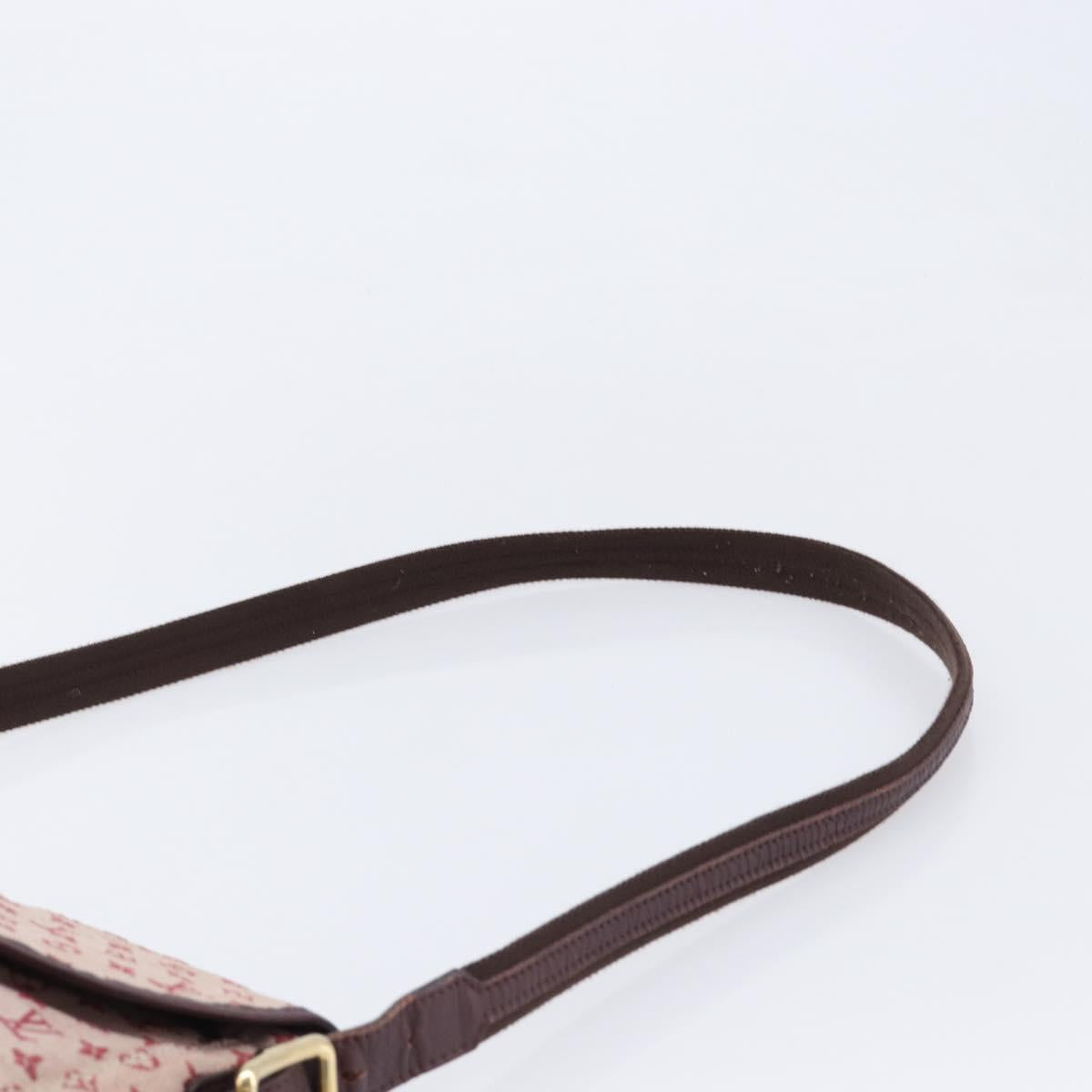 LOUIS VUITTON Monogram Mini Belanger Shoulder Bag Red M92171 LV Auth ka7173
