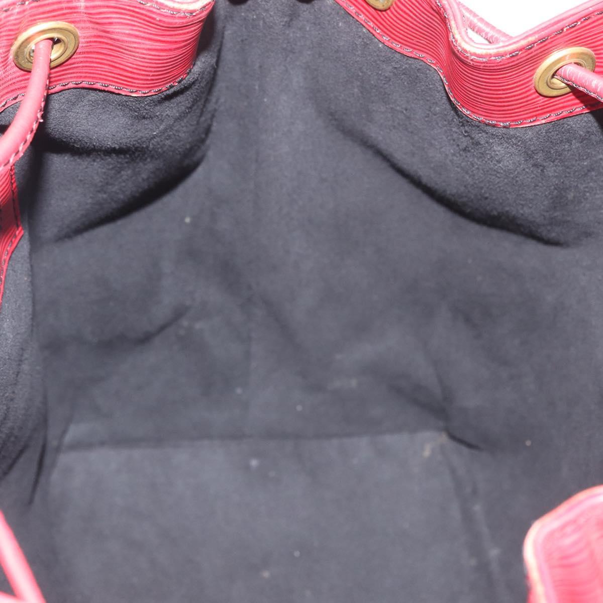 LOUIS VUITTON Epi Petit Noe Shoulder Bag Red M44107 LV Auth ka7175