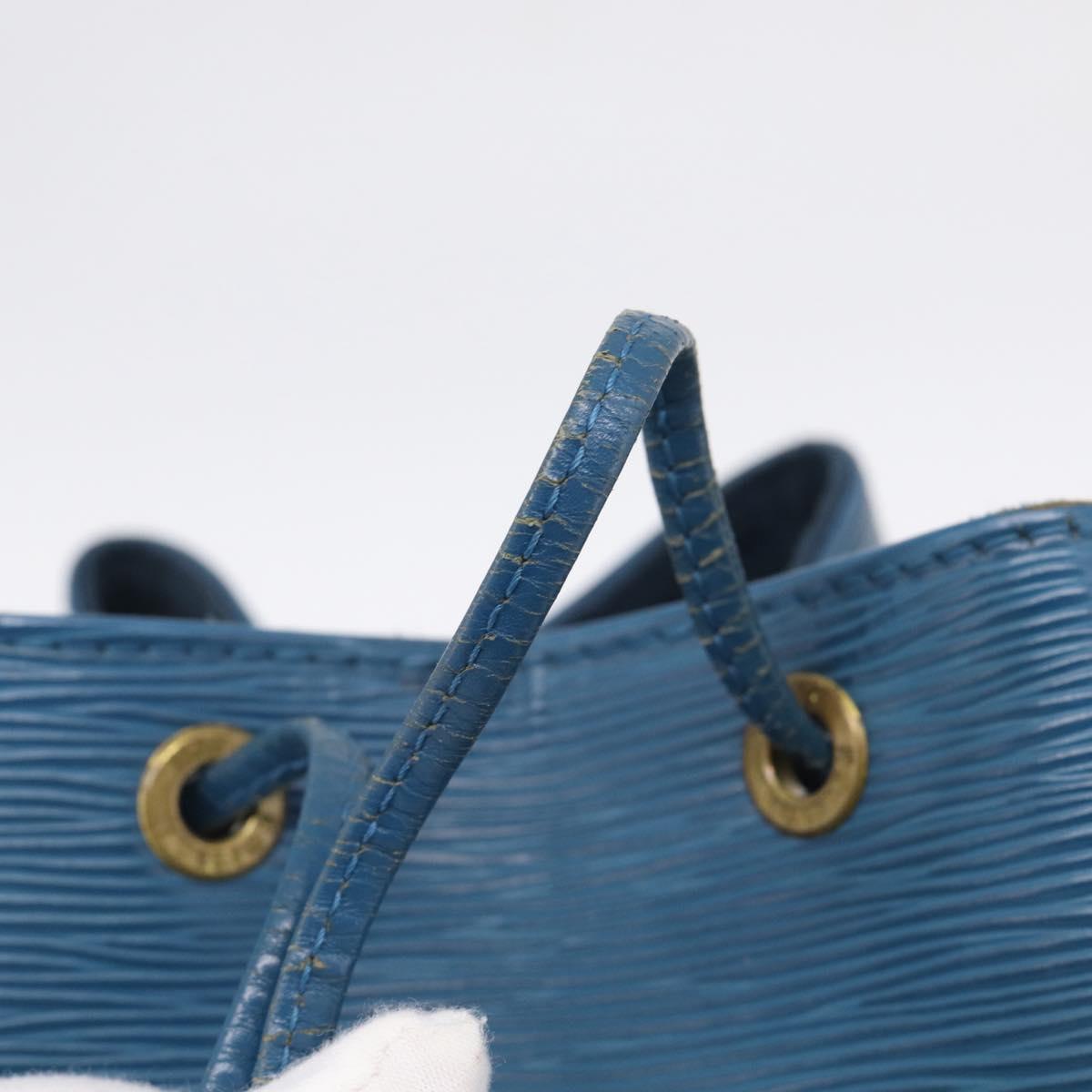 LOUIS VUITTON Epi Noe Shoulder Bag Blue M44005 LV Auth ka7176
