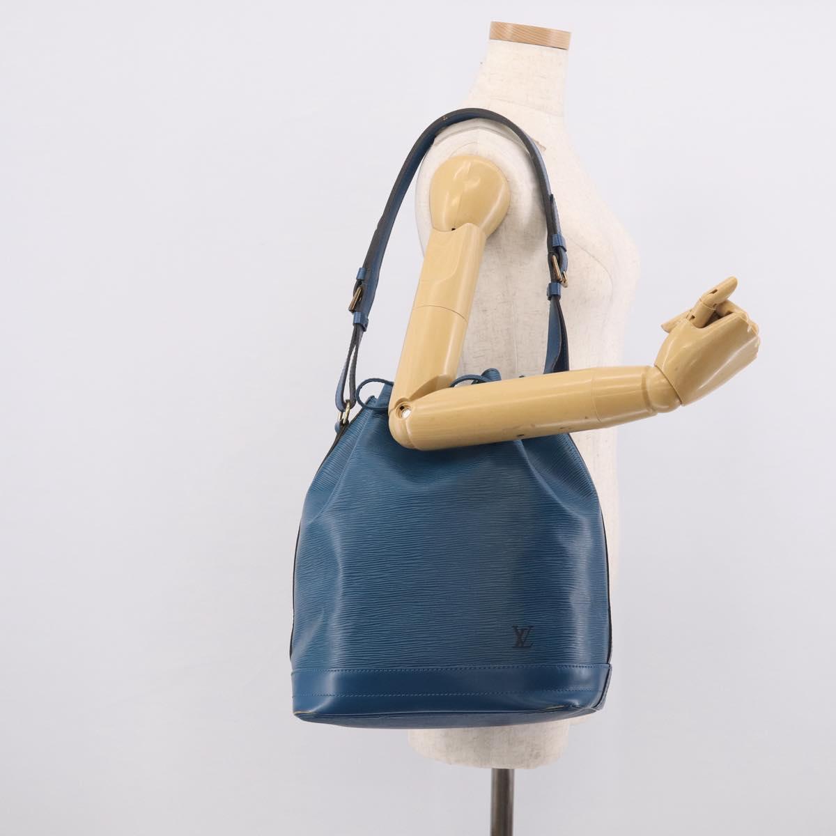 LOUIS VUITTON Epi Noe Shoulder Bag Blue M44005 LV Auth ka7176