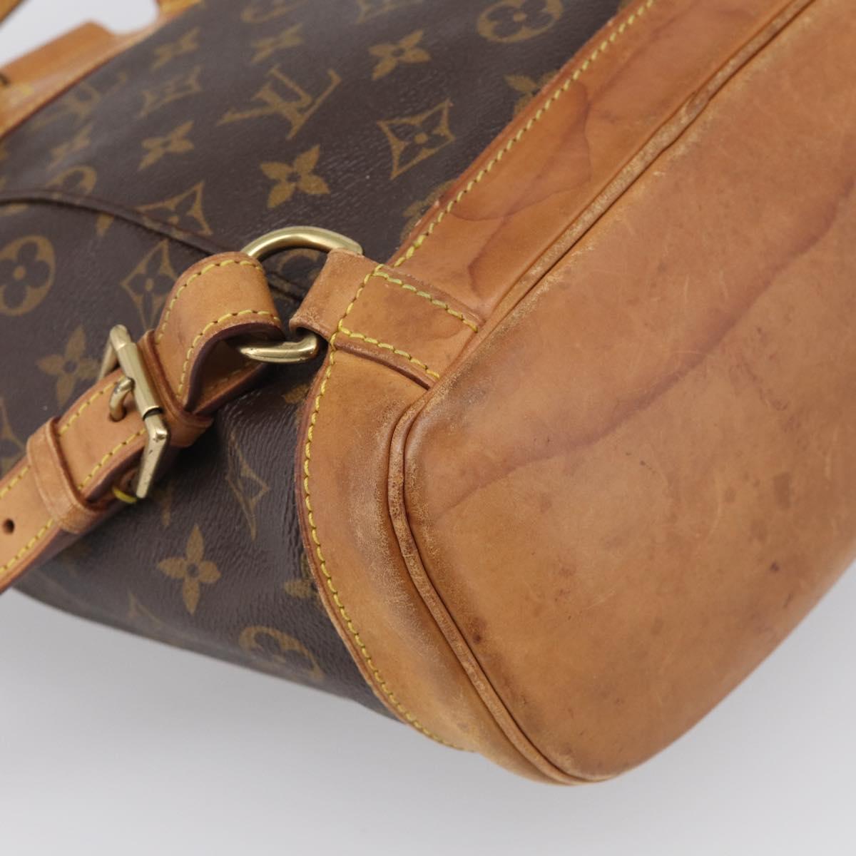 LOUIS VUITTON Monogram Montsouris MM Backpack M51136 LV Auth ka7178