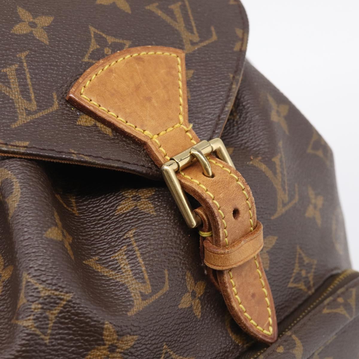 LOUIS VUITTON Monogram Montsouris MM Backpack M51136 LV Auth ka7178